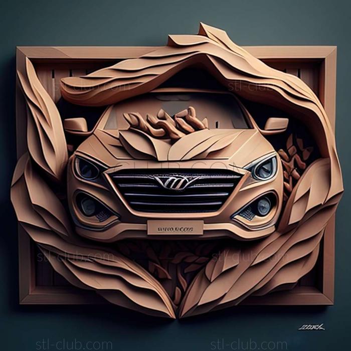 3D мадэль Hyundai Sonata (STL)